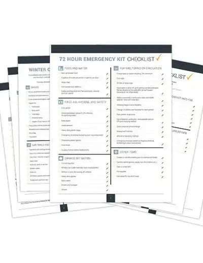 Food Storage Guides, Inventory Sheets and Workbook